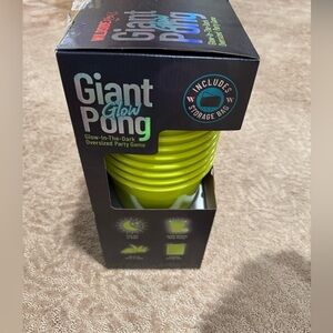 Giant glow in the dark cup pong. Brand new!